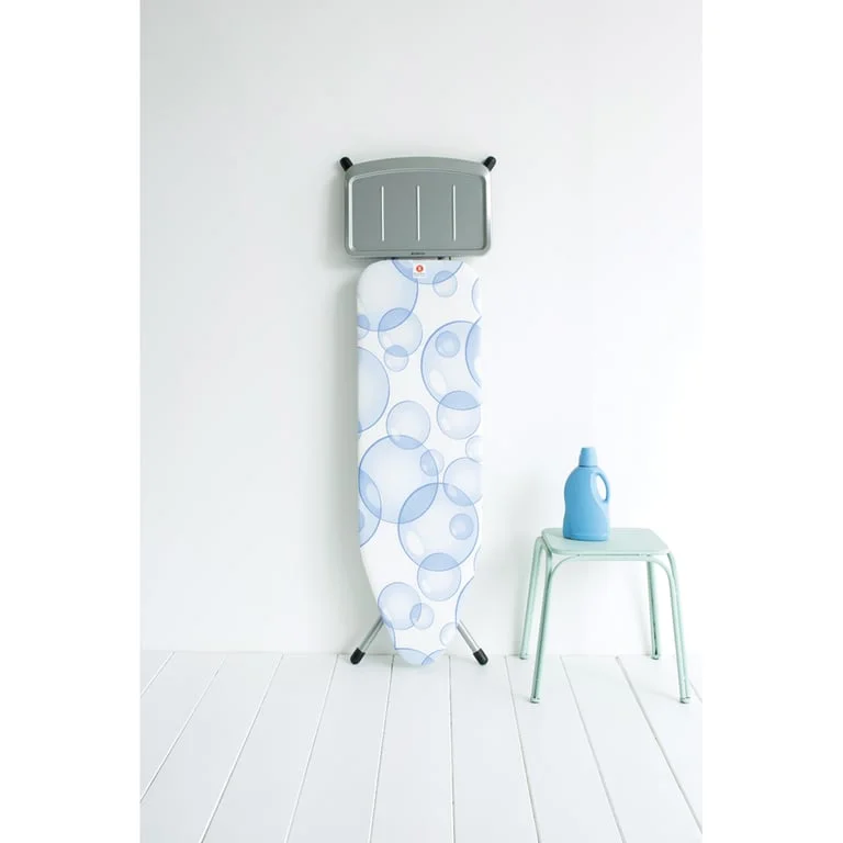 Ironing Board Brabantia B 124x38cm,  PerfectFlow, Bubbles, Steam stand