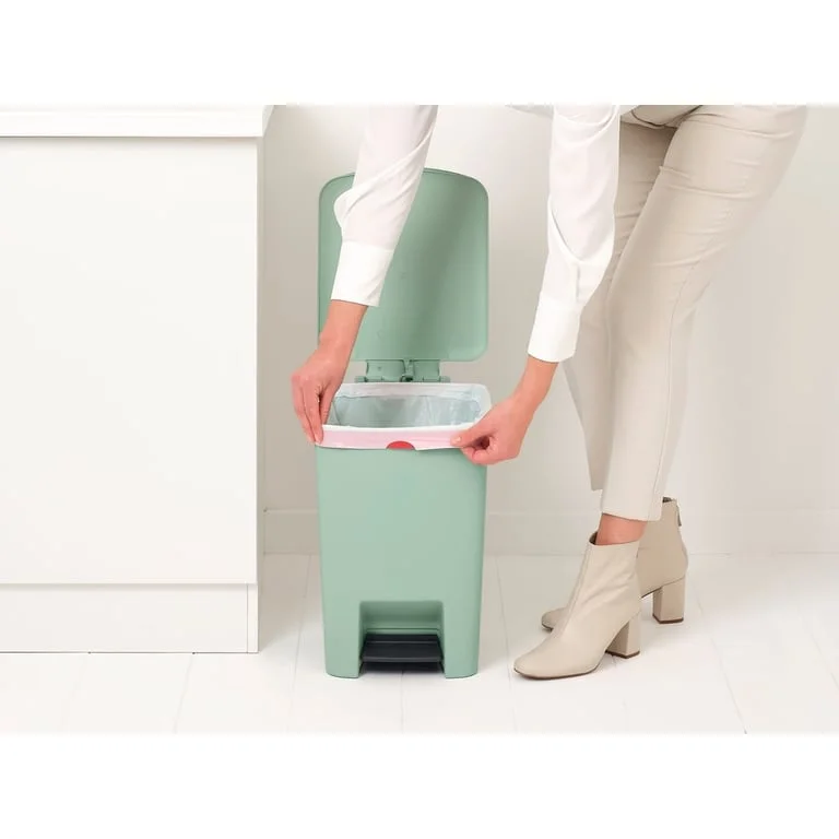 Coș de gunoi cu pedală Brabantia StepUp 25L, Jade Green