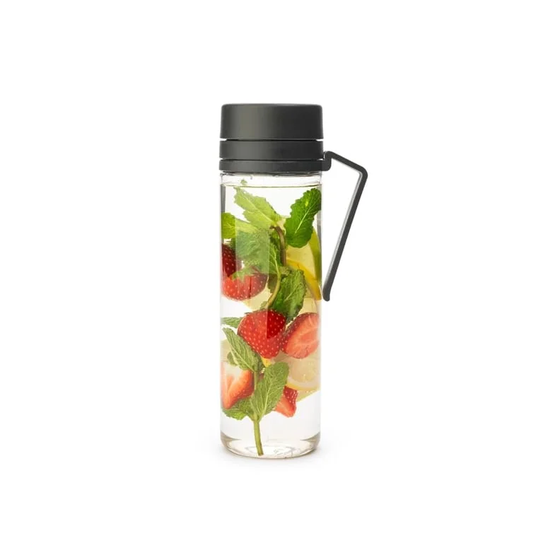 Sticlă Brabantia Make&Take 500ml Dark Grey, cu filtru