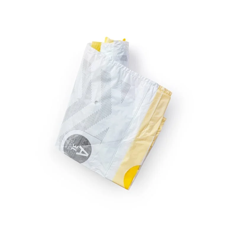 Saci de gunoi cu șnur Brabantia PerfectFit, cod A, 3L, 20 bucăți, rolă, albi