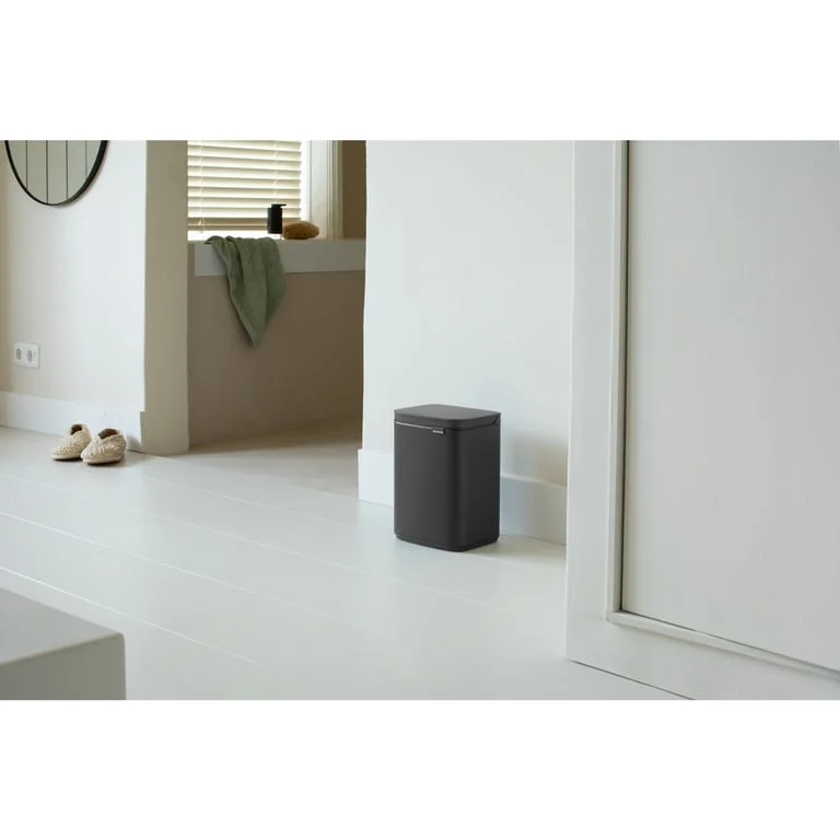 Coș de gunoi Brabantia Bo Small 4L, Mineral Infinite Grey
