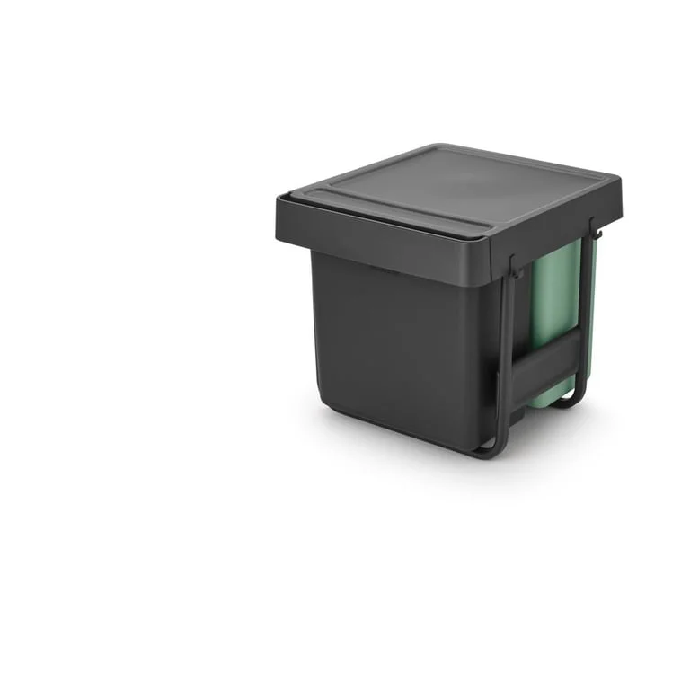 Coș de colectare separată Brabantia Sort&Go 2x10L+20L, Dark Grey & Jade Green