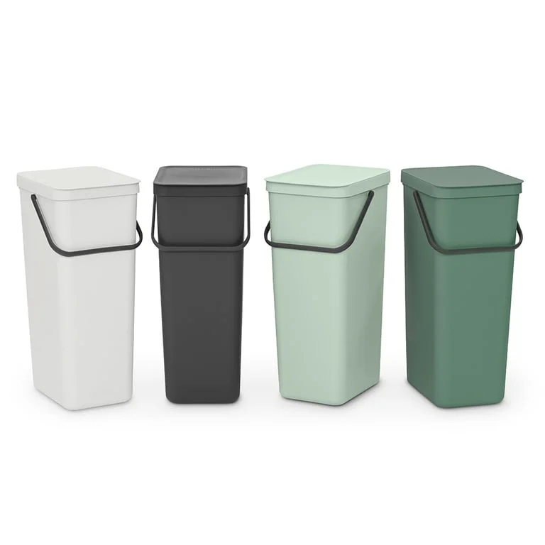 Coș de colectare selectivă Brabantia Sort&Go 40L, Jade Green