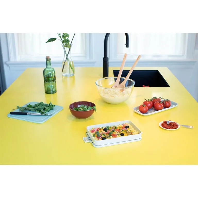 Lunch Box Brabantia Make&Take Light Grey Flat, Plastic