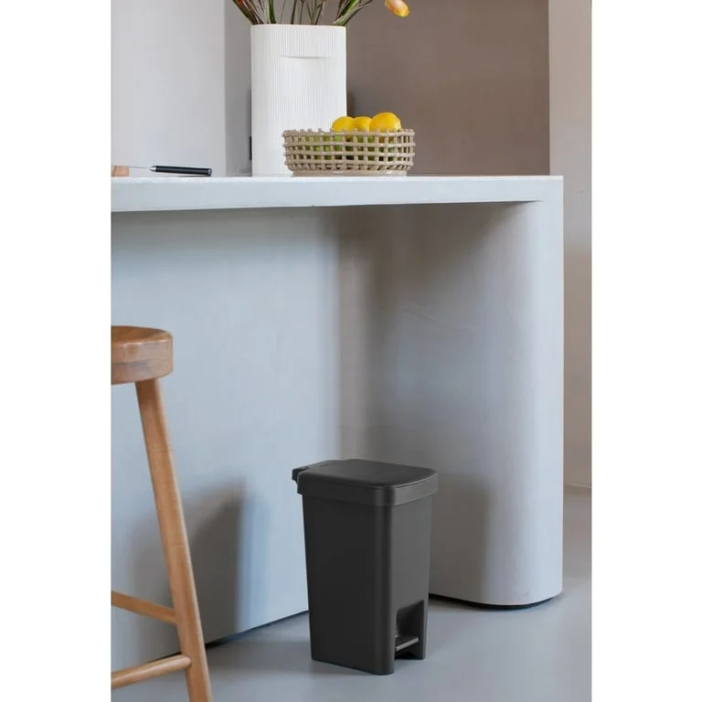 Coș de gunoi cu pedală Brabantia StepUp 10L, Dark Grey