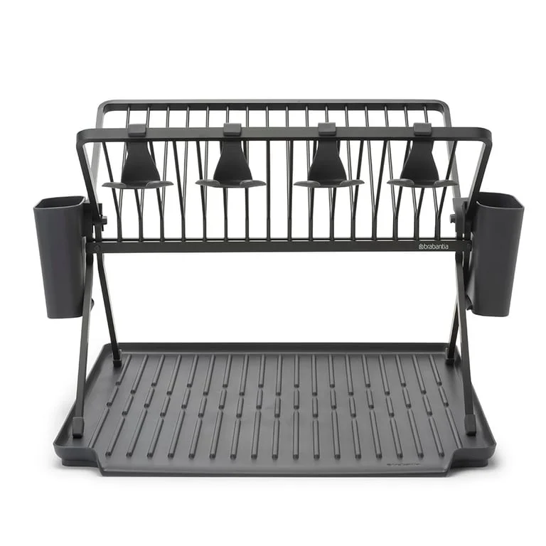 Foldable Dish Rack Brabantia, Dark Grey, Large