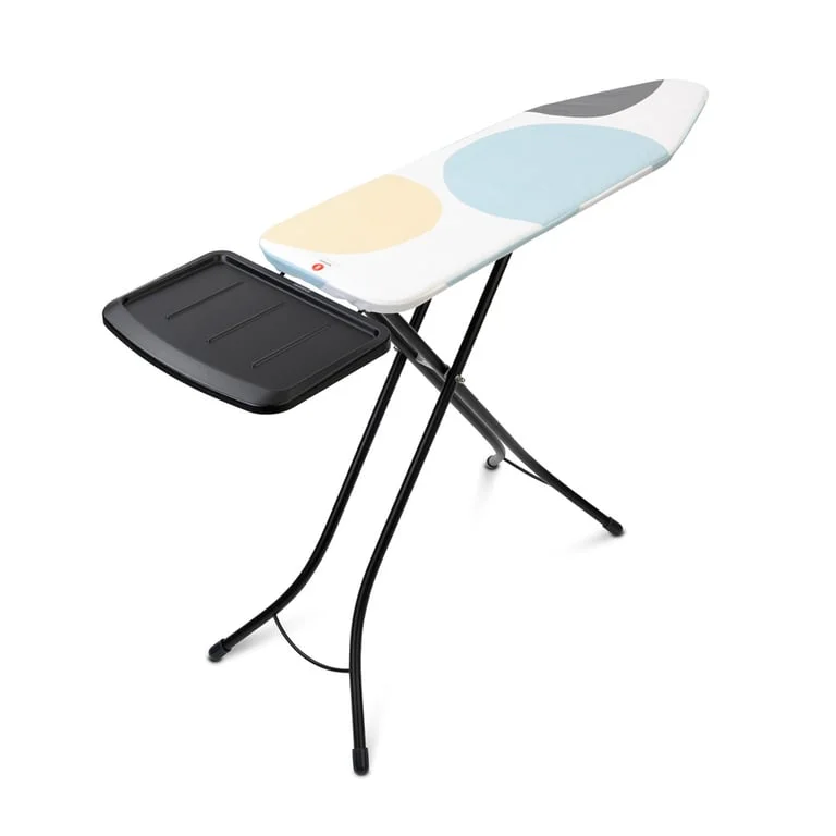 Masă de călcat Brabantia B 124x38cm cu suport pentru generator de abur, PerfectFlow Spring Bubbles