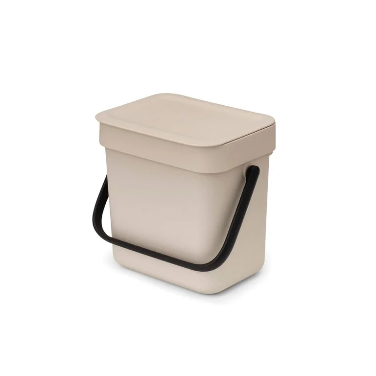 Coș de colectare separată Brabantia Sort&Go 3L, Soft Beige