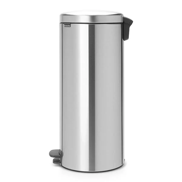 Coș de gunoi cu pedală Brabantia NewIcon 30L, Matt Steel