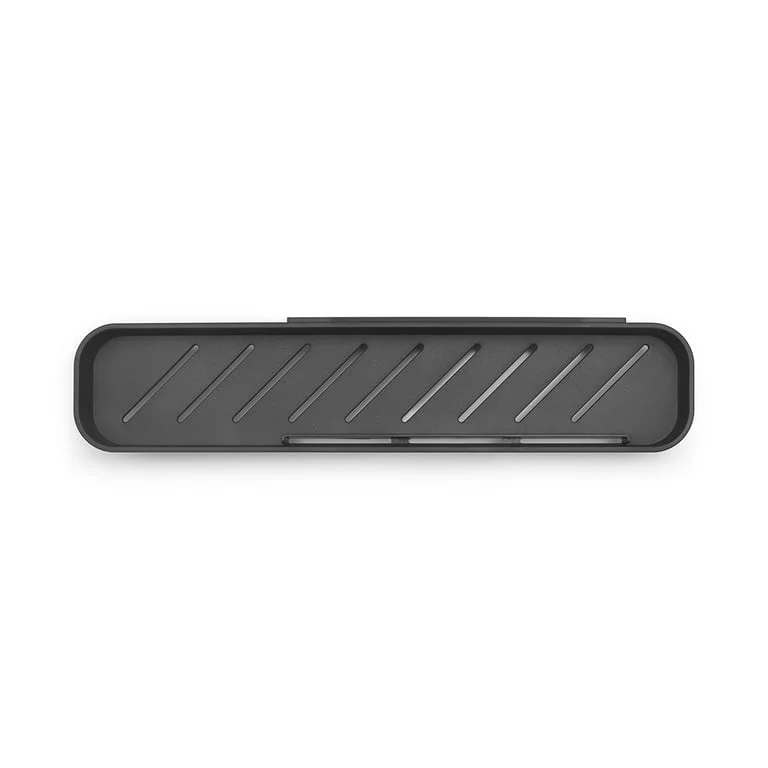 Raft de duș cu accesoriu de curățare Brabantia MindSet Dark Grey
