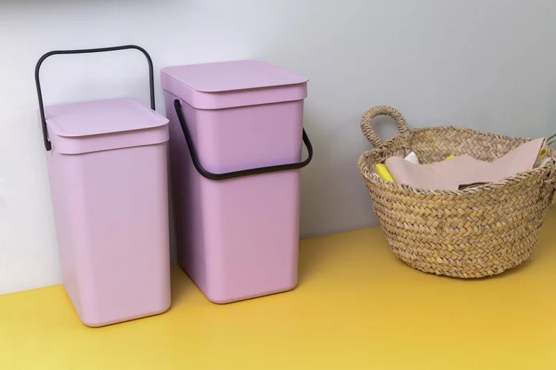 Coș de colectare separată Brabantia Sort&Go 16L, Lilac Pink
