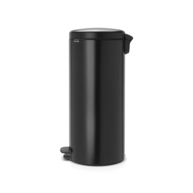 Coș de gunoi cu pedală Brabantia NewIcon 30L, Matt Black