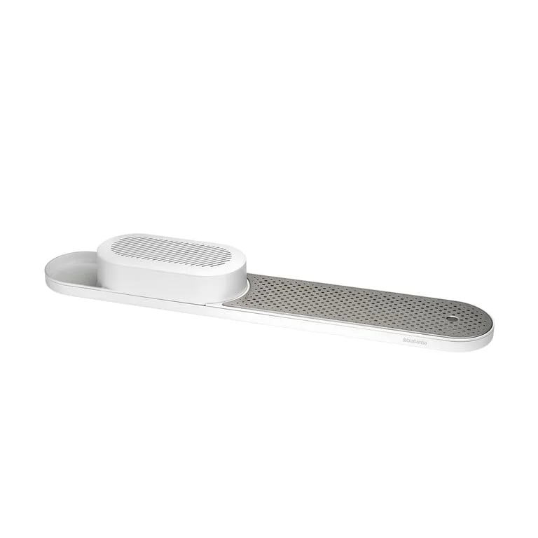 Set de organizare pentru chiuvetă Brabantia SinkStyle Mineral Fresh White, 2 bucăți