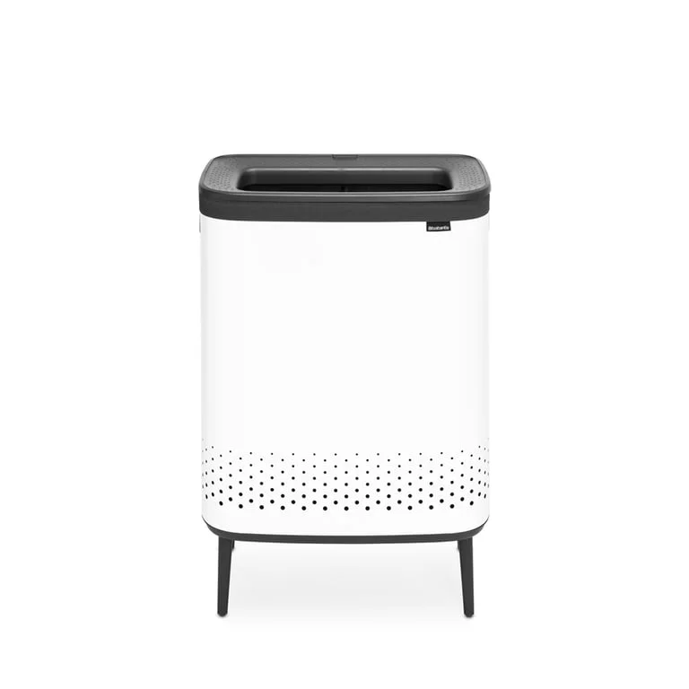 Laundry Bin Brabantia Bo, 2x45L, White
