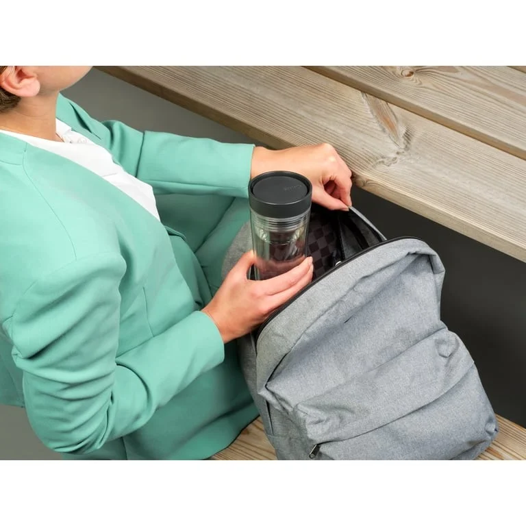 Travel Tea Cup Brabanta Make & Take 0.36L, Dark Grey
