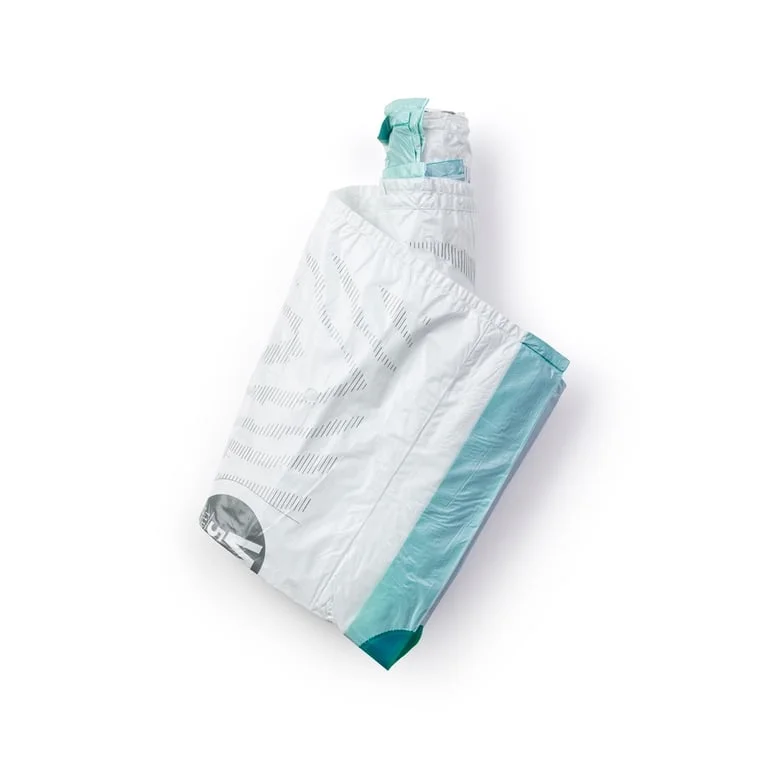 Saci de gunoi cu șnur Brabantia PerfectFit, cod  W (NewIcon), 5L, 20 bucăți, albi
