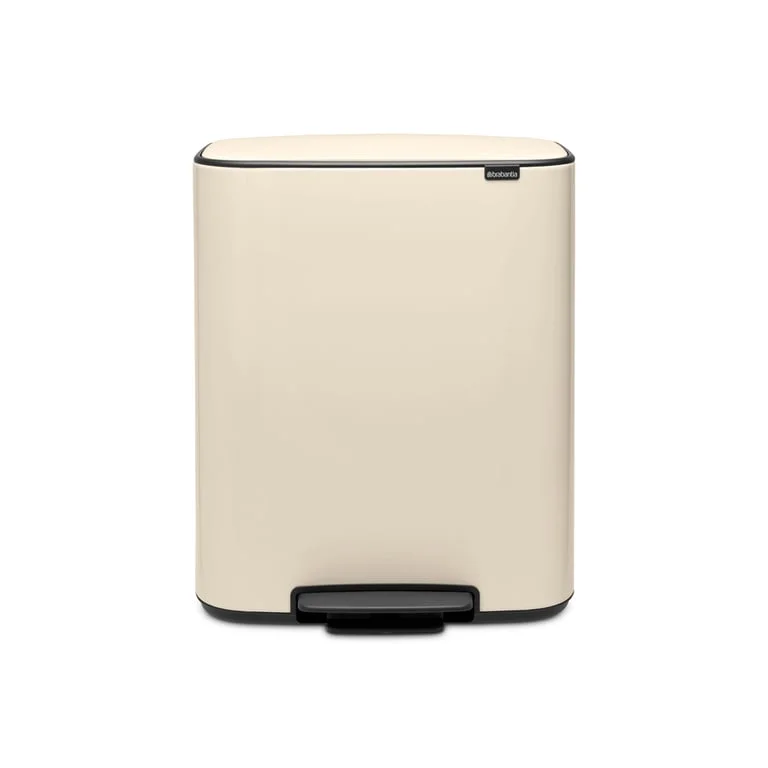 Coș de gunoi Brabantia Bo Pedal 2x30L, Soft Beige