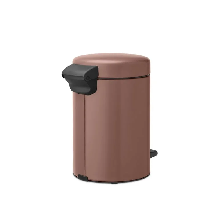 Coș de gunoi cu pedală Brabantia NewIcon 3L, Satin Taupe