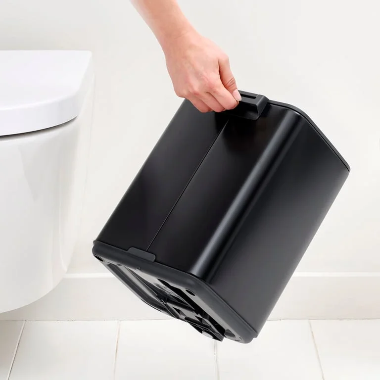 Coș de gunoi Brabantia Bo Pedal 7L, Matt Black