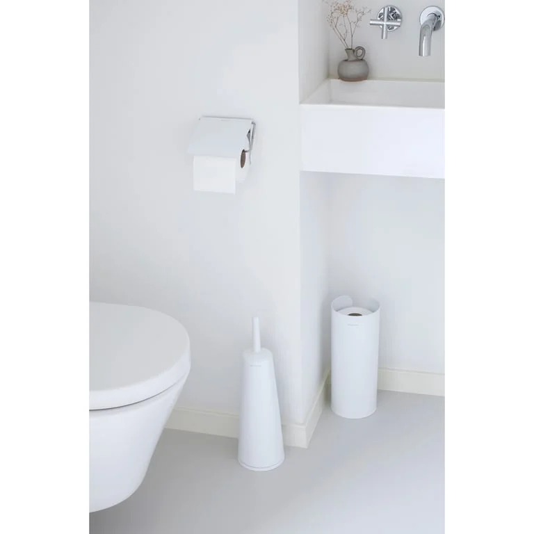 Set de accesorii pentru toaletă Brabantia ReNew White, 3 piese
