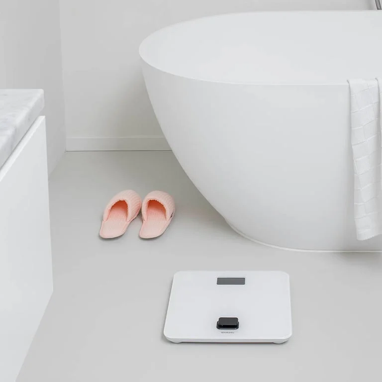 Bathroom Scale Brabantia, Battery Free, White