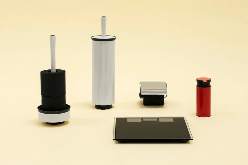 Suport pentru hârtie igienică Brabantia Profile Matt Steel
