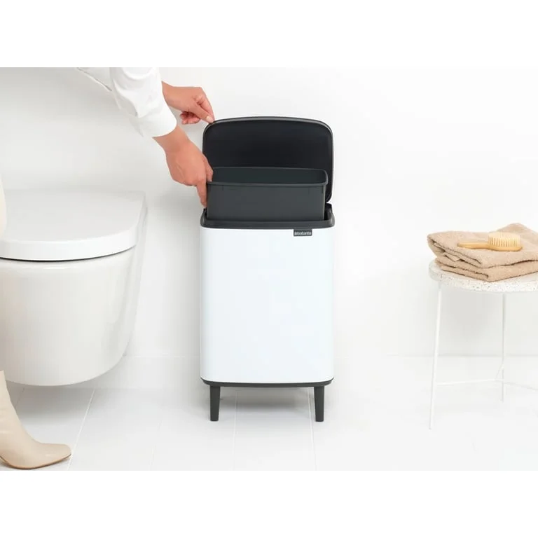 Coș de gunoi Brabantia Bo Small Hi 12L, White