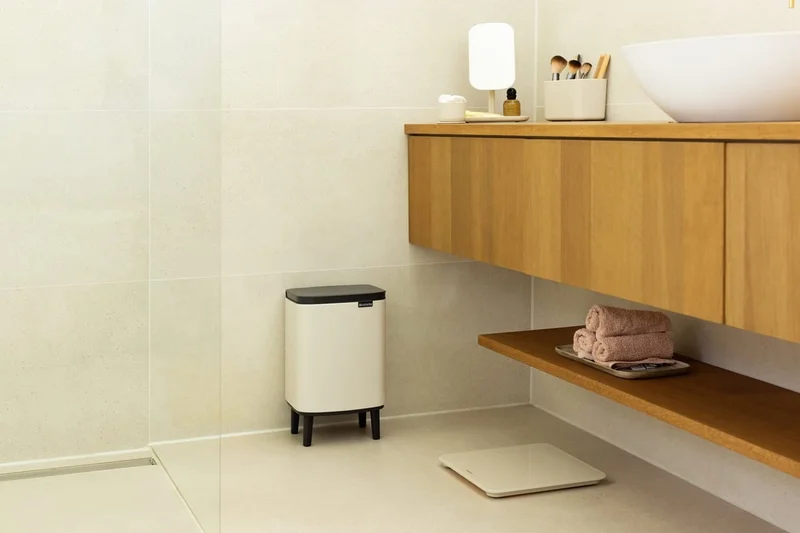Coș de gunoi Brabantia Bo Small Hi 7L, Soft Beige