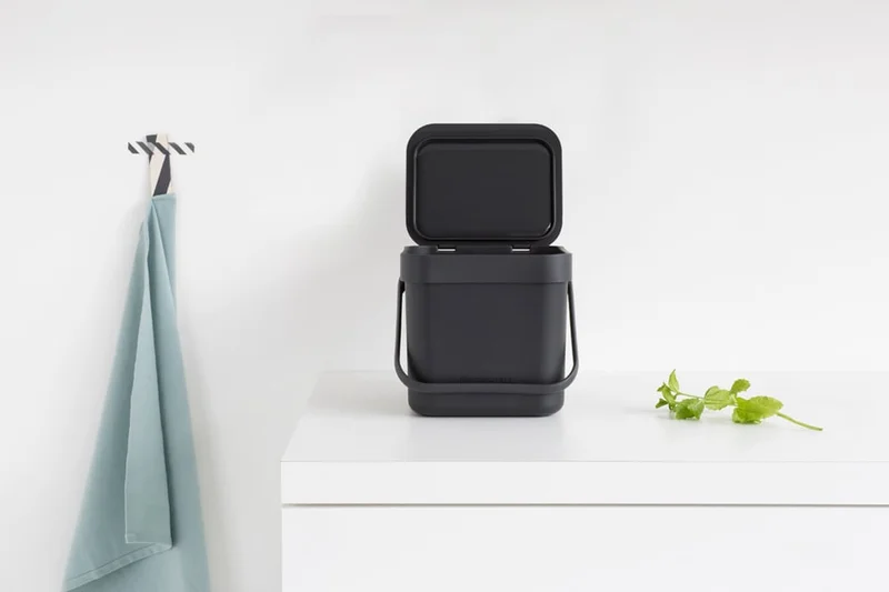 Coș de colectare separată Brabantia Sort&Go 3L, Grey