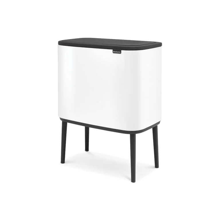 Brabantia Bo Touch Bin, 3x11L, White