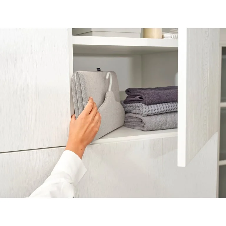 Accesoriu de călcat cu fier de călcat manual cu abur Brabantia Linn Grey, pliabil