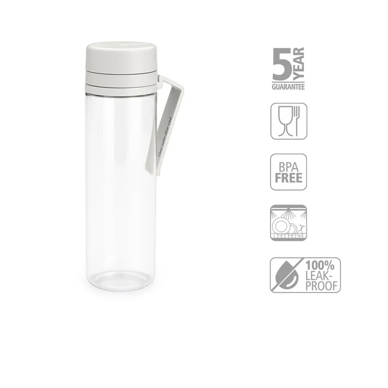 Sticlă Brabantia Make&Take 500ml  Light Grey, cu filtru
