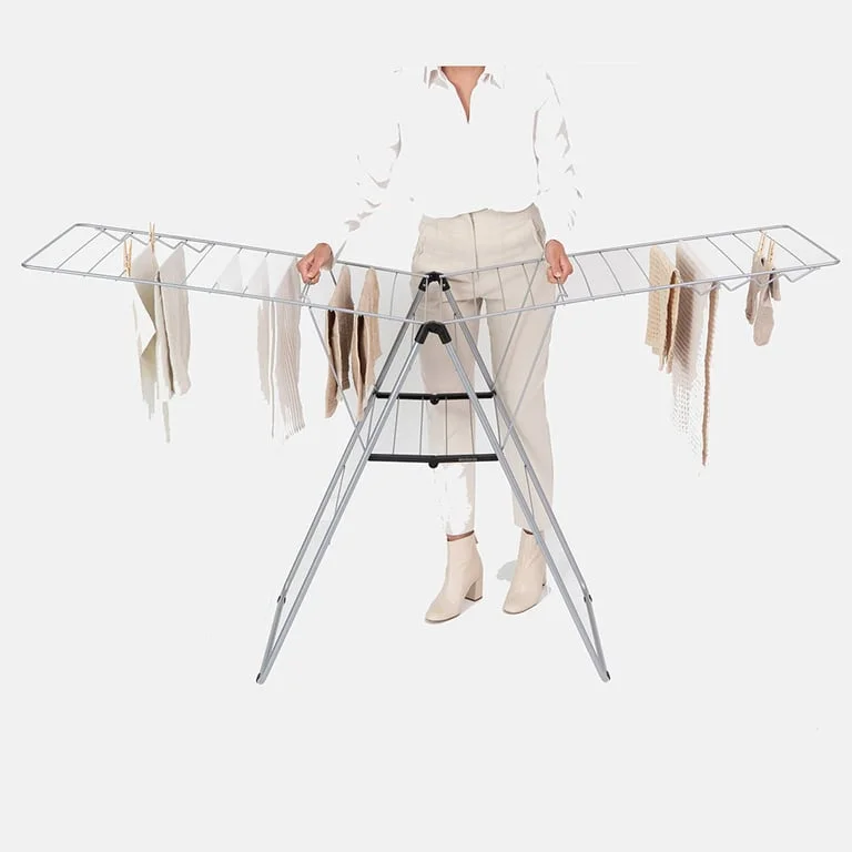 Drying Rack Brabantia Hangon, 25m, Metallic Grey
