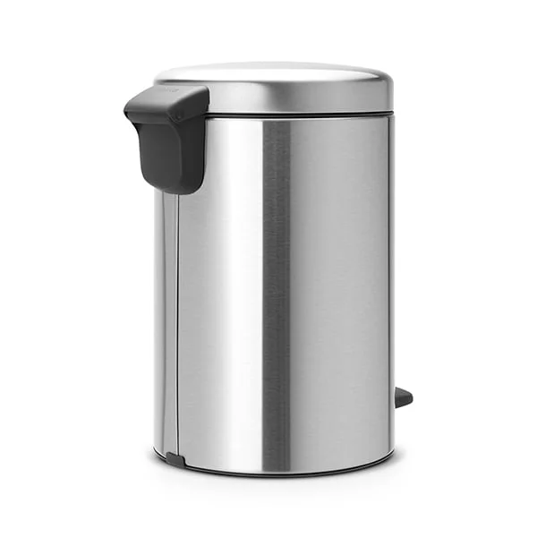 Coș de gunoi cu pedală Brabantia NewIcon 12L, Matt Steel