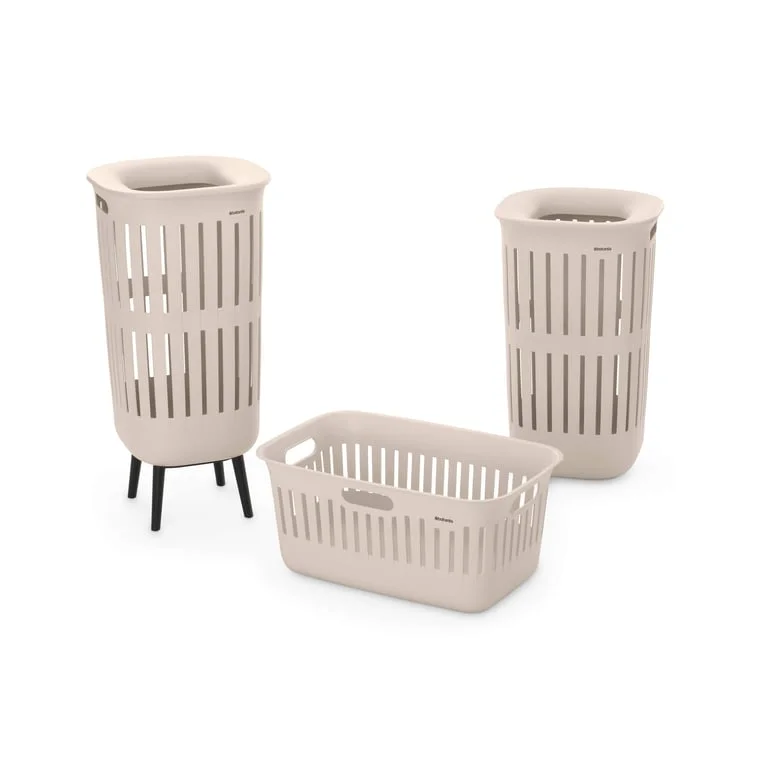 Coș de rufe Brabantia Collect-It Hi, 55L, Soft Beige
