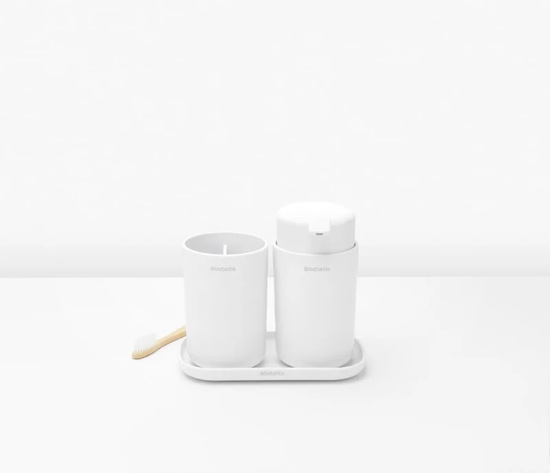 Bathroom Accessory Set Brabantia, 3 Pieces, White