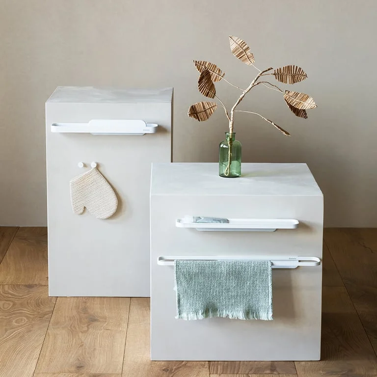 Towel Hook set Brabantia MindSet Mineral Fresh White 2 Pcs