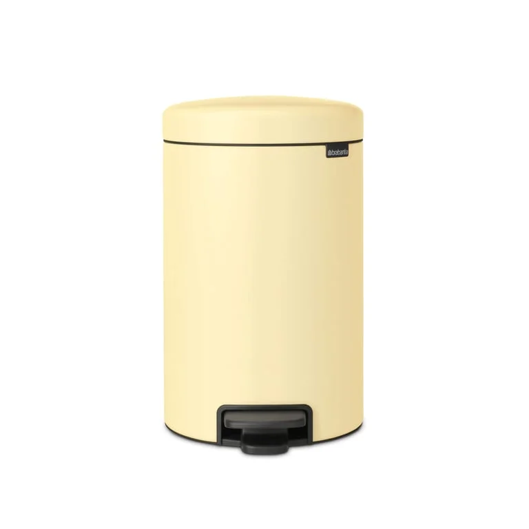 Pedal Waste Bin Brabantia NewIcon 12L, Mellow Yellow
