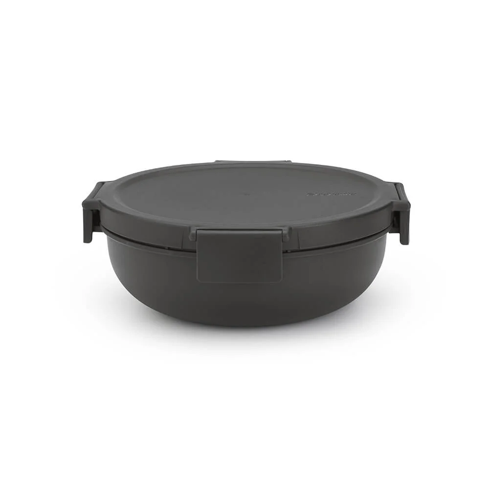 Bol de salată Brabantia Make&Take1.3L, Dark Grey