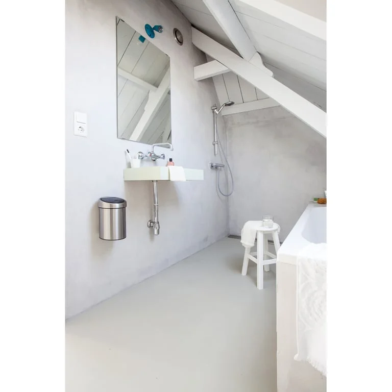 Coș de gunoi Brabantia Touch 3L, Matt Steel