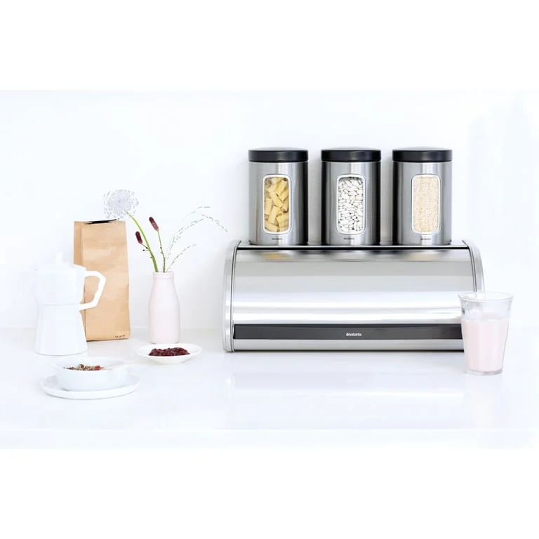 Cutie de pâine Brabantia Roll Top Matt Steel
