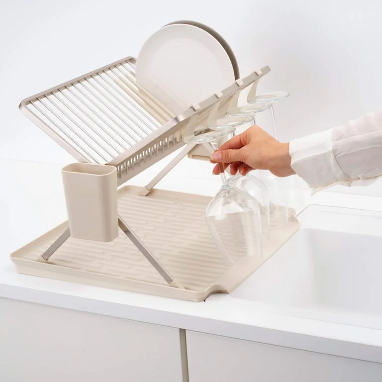 Foldable Dish Rack Brabantia, Soft Beige, Large