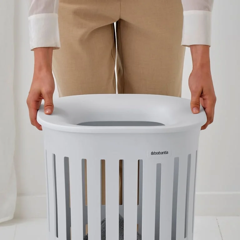 Set 2 coșuri de rufe Brabantia Collect-It, 55L, White