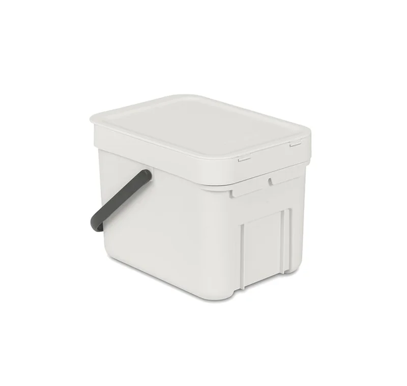 Coș de colectare separată Brabantia Sort&Go 6L, Light Grey