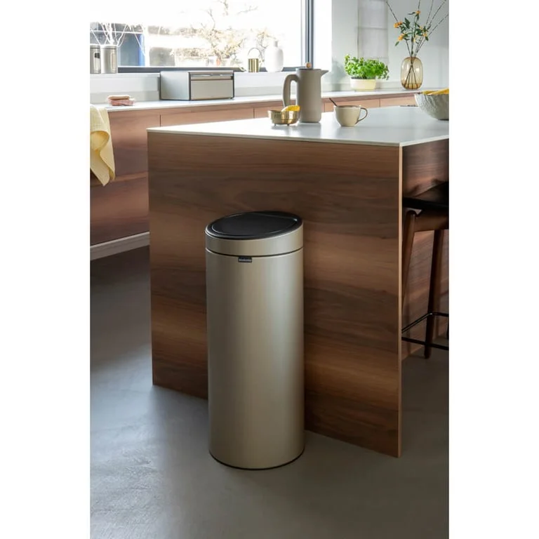 Waste Bin Brabantia Touch New 30L, Metallic Gold