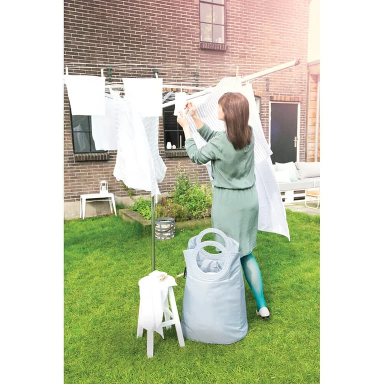 Outdoor Dryer Brabantia Essential 30m, 3 Arms, Plastic Ground Tube
