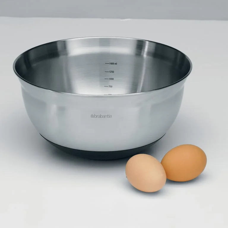 Mixing Bowl Brabantia, 1.6 L Matt Steel/Black