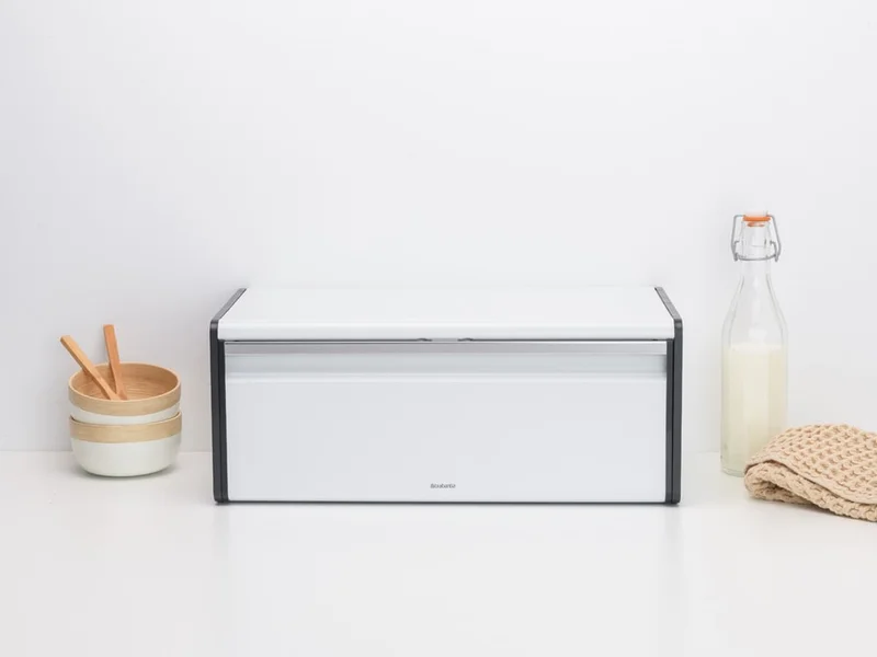Bread Bin Brabantia Fall Front, White