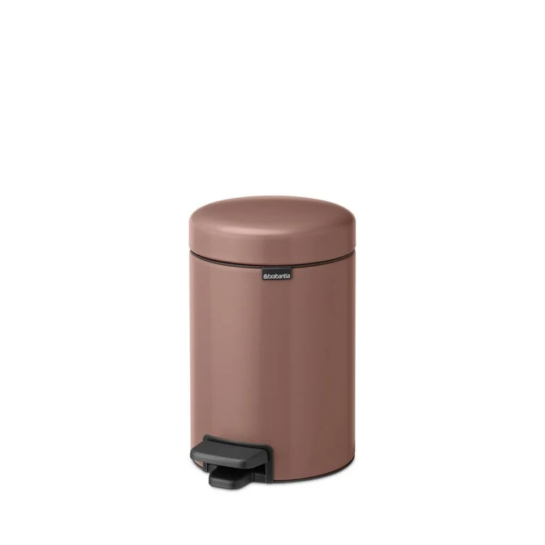 Coș de gunoi cu pedală Brabantia NewIcon 3L, Satin Taupe