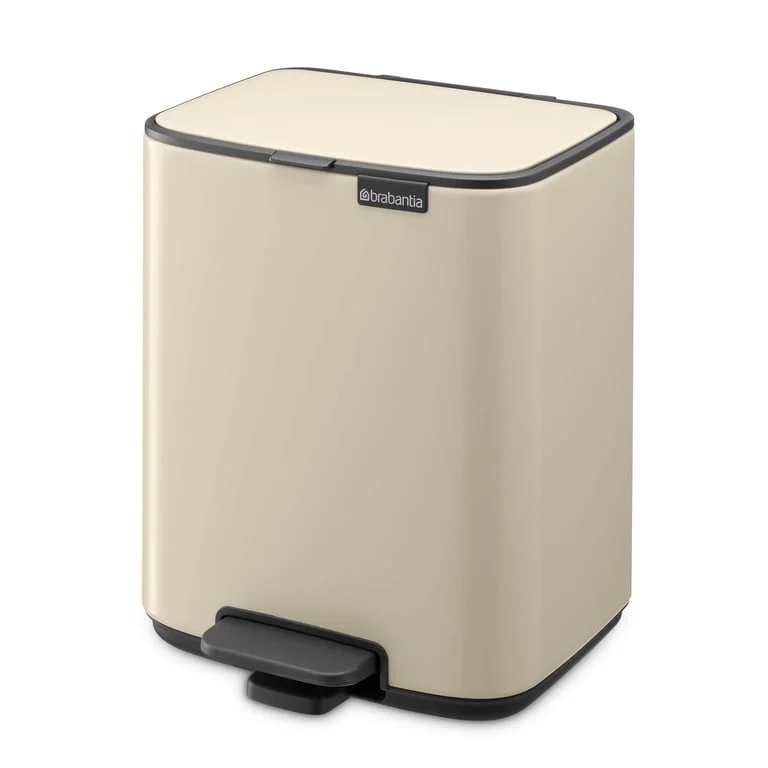Coș de gunoi Brabantia Bo Pedal 7L, Soft Beige